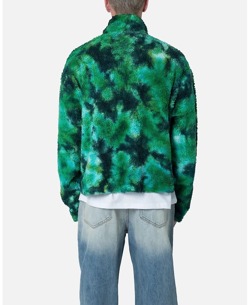 Loiter Men's Tie Dye Sherpa Pullover Sweater