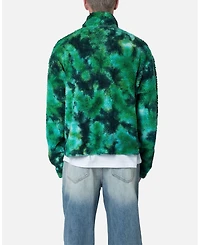 Loiter Men's Tie Dye Sherpa Pullover Sweater