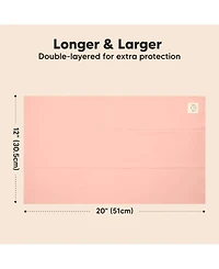 KeaBabies 6pk Shea Baby Burp Cloths for Boys and Girls, Burping Babies, Newborn