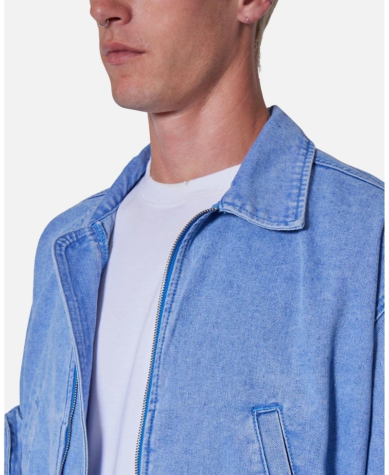 mnml Men's Cropped Denim Jacket