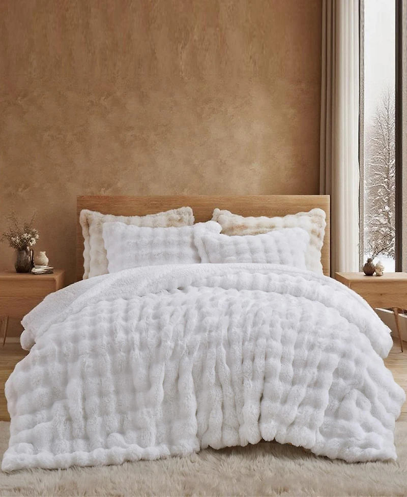 Unikome Faux Fur Reversible Comforter
