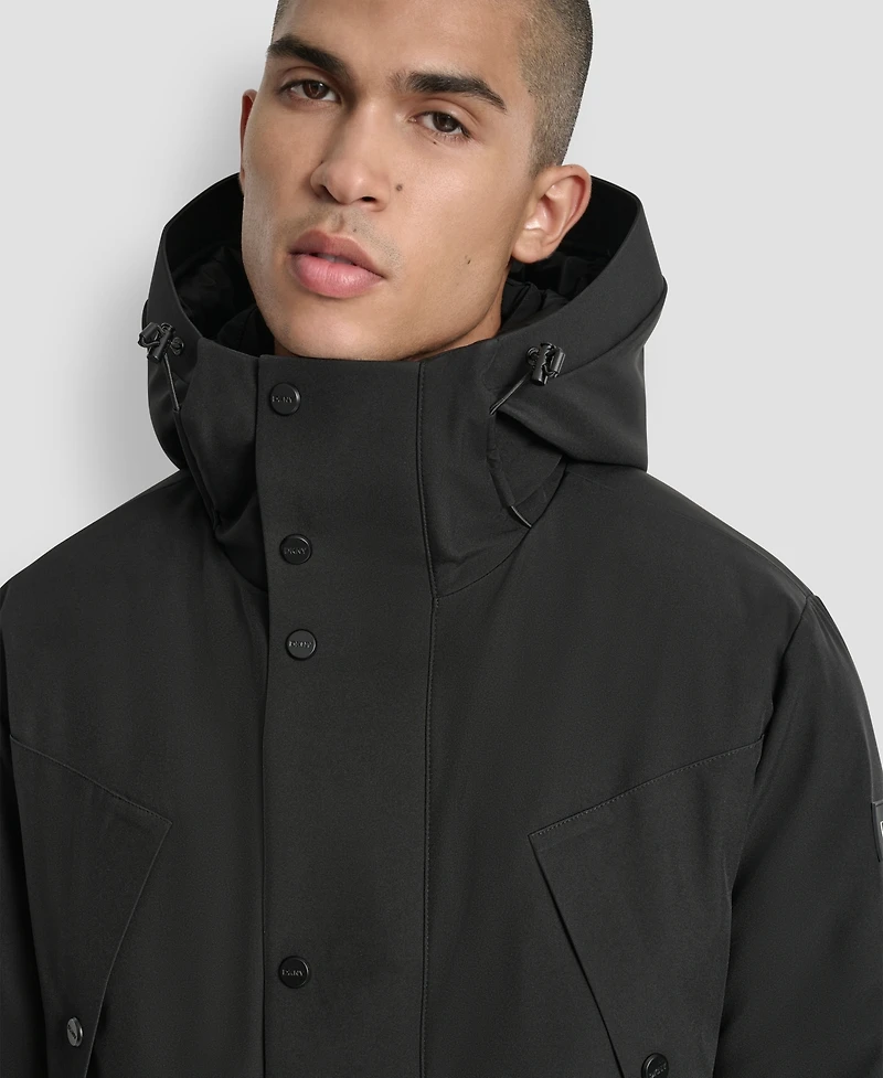 Dkny Men's Urban Hooded Parka Jacket