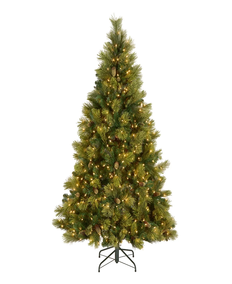 National Tree 6.5' Carolina Pine Tree with 650 Clear Lights