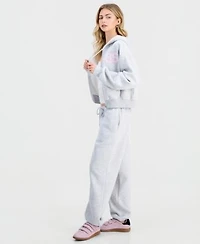 Madden Girl Juniors Inner Beauty Zippered Hoodie Drawstring Sweatpants