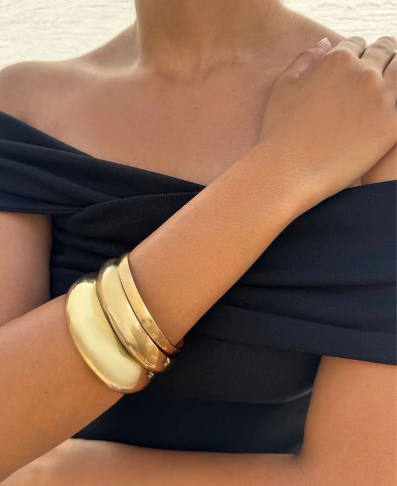 Adornia Gold 3-Bangle Set