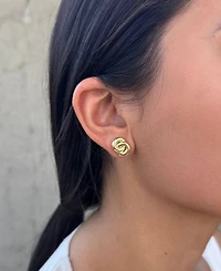 Adornia Gold Knot Stud Earrings