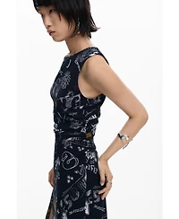 Desigual Women's Graffiti midi dress