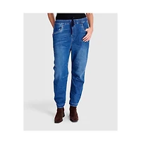 Alembika Women's Weekend Boyfriend Jogger Jeans