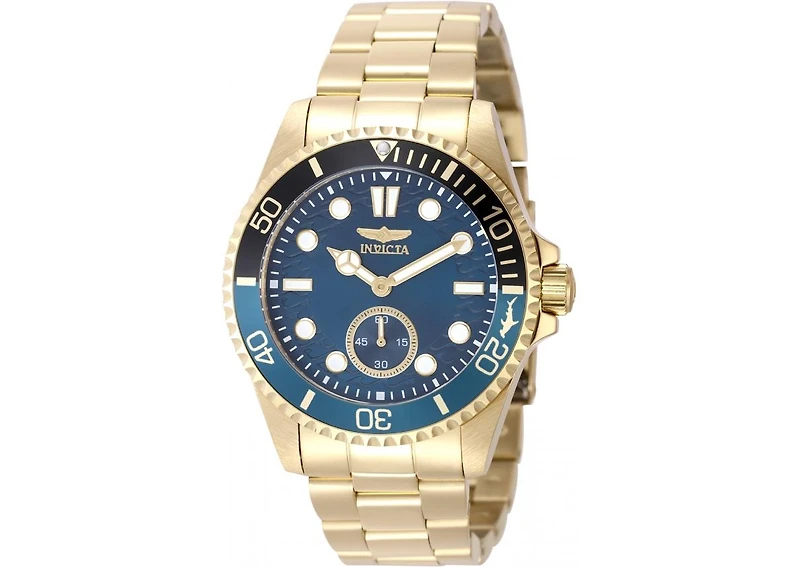 Invicta Men's 49435 Pro Diver Quartz VD78 Blue Dial Watch