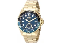 Invicta Men's 49435 Pro Diver Quartz VD78 Blue Dial Watch