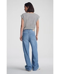 Mavi Jeans Women's Nella Wide Leg Light Blue Well