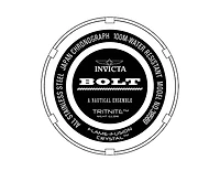 Invicta Men's Bolt Quartz Chronograph Black Dial Watch