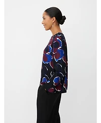 Masai Copenhagen Women's Belsanu Round Neck Long Sleeve Blouse