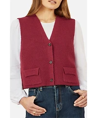 Yumi Women's Knitted Pullover Waistcoat