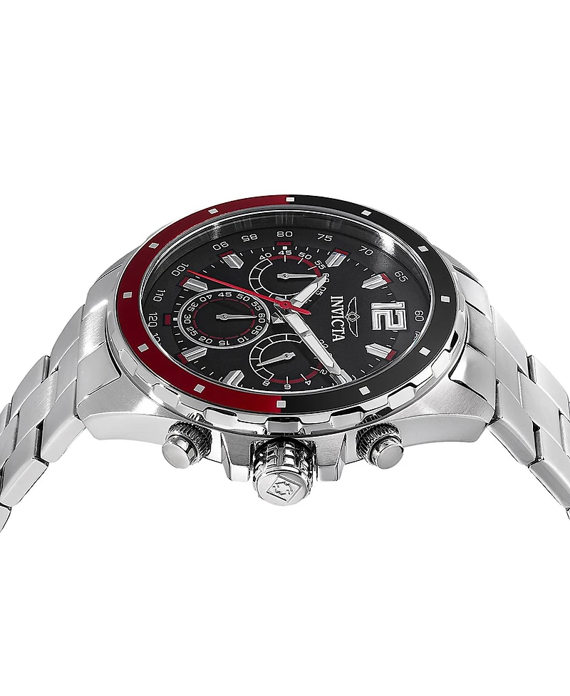 Invicta Men's Speedway Quartz Chronograph Black Dial Watch