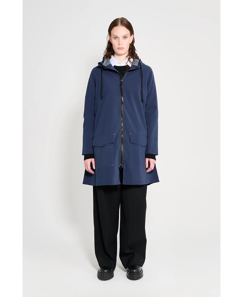 Stutterheim Women's Mosebacke Patch Raincoat