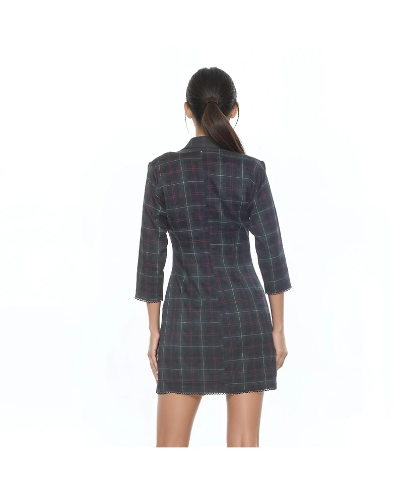 Alexia Admor Women's Dianys Plaid Dress