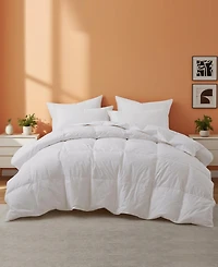 Unikome Light Warmth Ultra Soft White Goose Down Feather Fiber Comforter