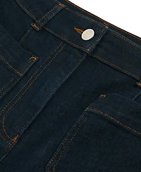 Reiss Women's Patch-Pocket Flared Jeans