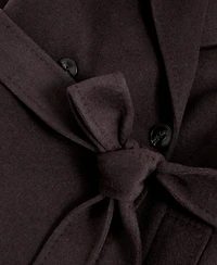 Reiss Women's Double-Breasted Blindseam Wool-Blend Coat