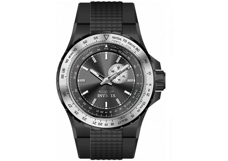 Invicta Men's 49720 Aviator Quartz VD72 Gunmetal Dial Watch