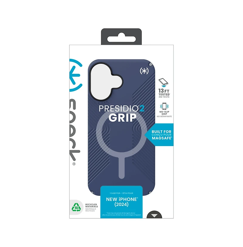 Speck Presidio2 Grip MagSafe Case with for Apple iPhone 16