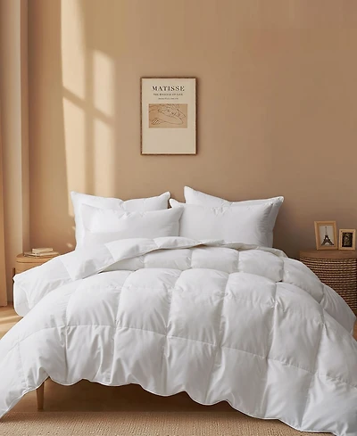 Unikome Year Round Ultra Soft Down and Feather Fiber Comforter, Twin