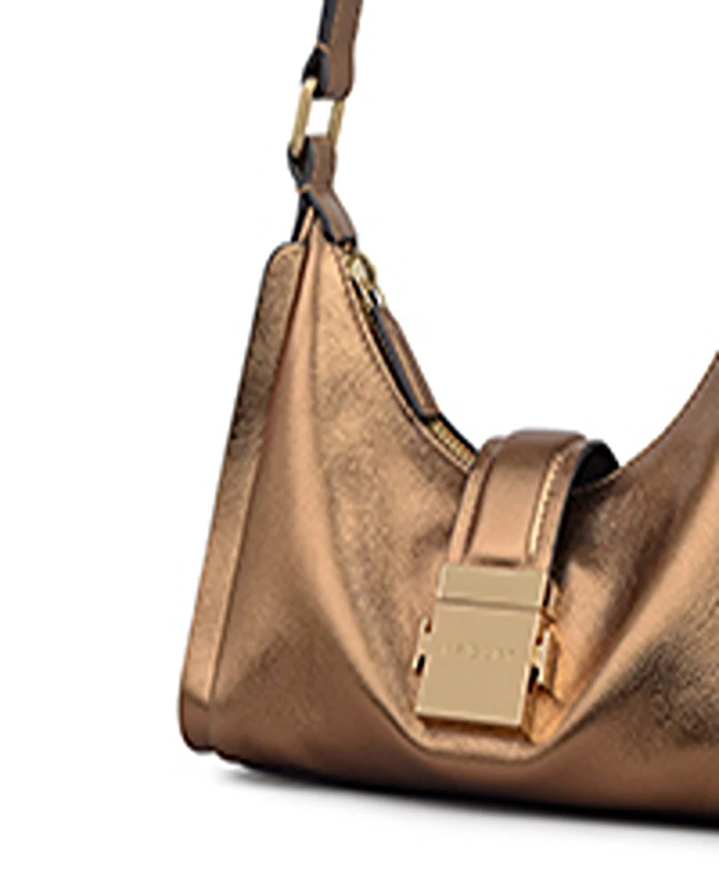 Radley London Sloane Mews Metallic Small Zip Top Shoulder Bag