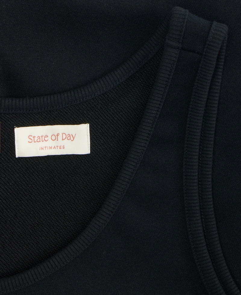 State of Day Women's French Terry Jumpsuit, Macy's Exclusive