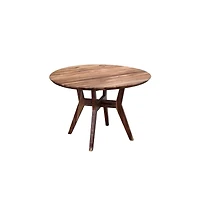Urban Solid Sheesham Wood Dining Table, Brown