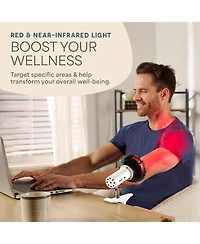 LifePro InfraGlow Nir & Red Light Therapy Lamp with 18 LEDs – Infrared Therapy for Pain Relief, Skin Wellness, and Recovery