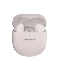 Bose QuietComfort Ultra Wireless Noise Cancelling Earbuds, White Smoke, Bundle with Usb-c/Usb-a Wall Charger