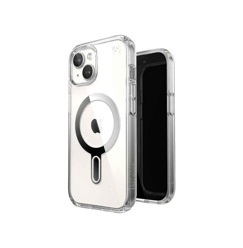Speck Presidio Perfect Clear MagSafe Case for Apple iPhone 15 / iPhone 14 / iPhone 13 / IPSE2025