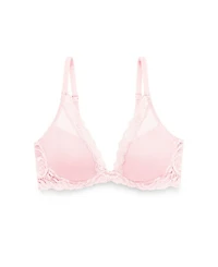 Natori Women's Feathers Lace Contour Underwire Plunge Bra 730023