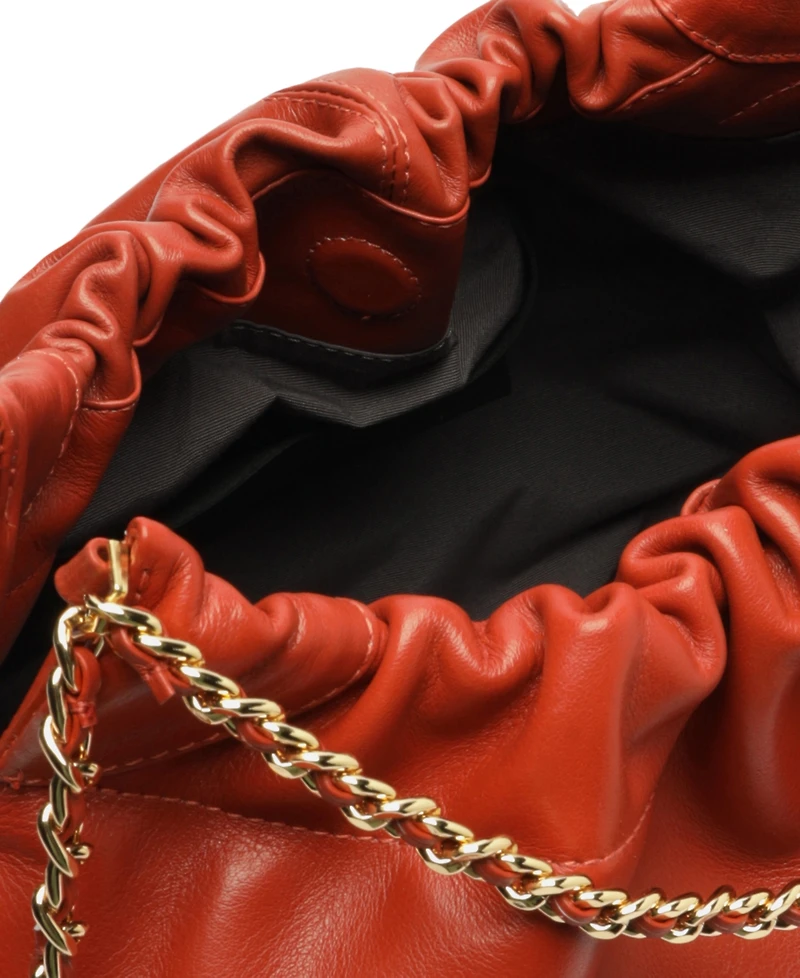 Arezzo Elizabeth Extra Large Leather Bucket Bag