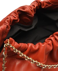 Arezzo Elizabeth Extra Large Leather Bucket Bag