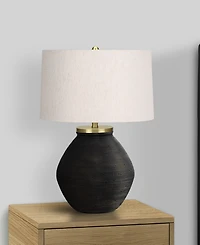 Monarch Specialties Lighting 25" Linen Table Lamp