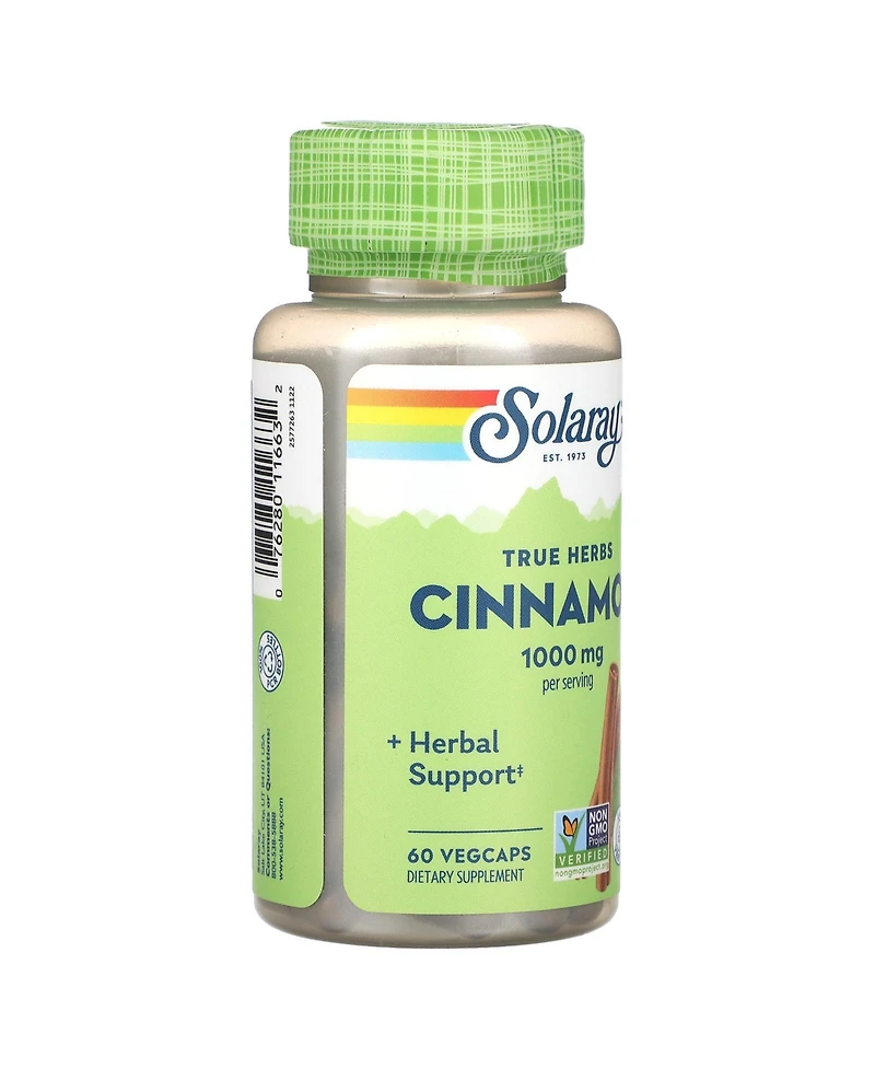 Solaray True Herbs Cinnamon 500 mg