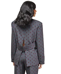 Warehouse Women's Velvet Spot Blazer