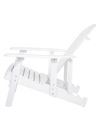 Streamdale Furniture Acacia Wood Folding Adirondack Chair - Rustic Design