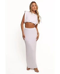Petal and Pup Women's Kya Ribbed Knit Maxi Skirt