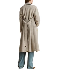 Lauren Ralph Women's Belted Design Long-Sleeve Coat