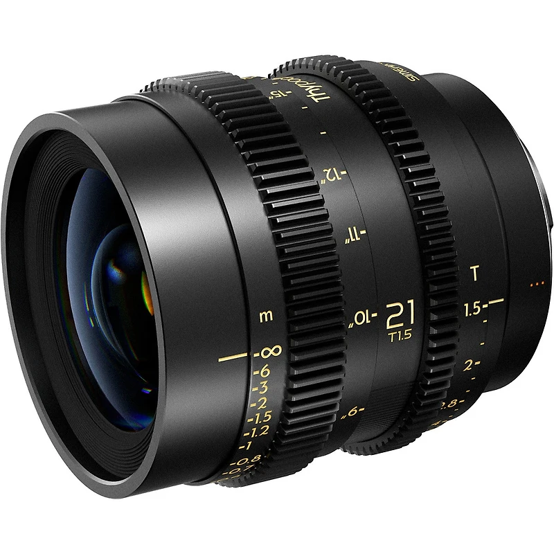 Thypoch Simera-c 21mm T1.5 Prime Cine Lens for Sony E, Black