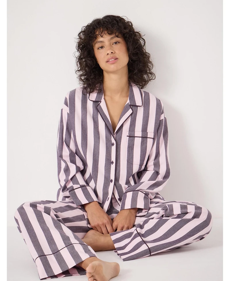 Hush Women's Cotton Stripe Pajamas