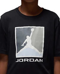 Jordan Big Boys Flight Essentials Boxed Logo 3.0 T-Shirt