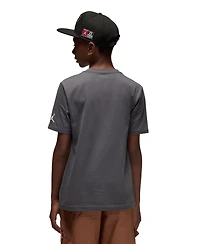 Jordan Boys 8-20 Distressed Chrome T-Shirt