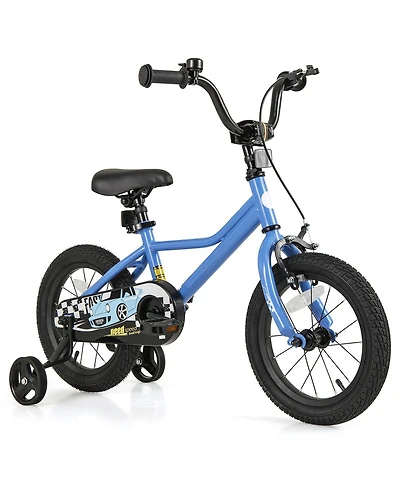 14 Inch Kids Bike with Removable Training Wheels for Aged 3-5 Years Old