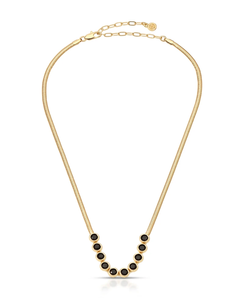 Ettika Orbit Crystal Choker Necklace