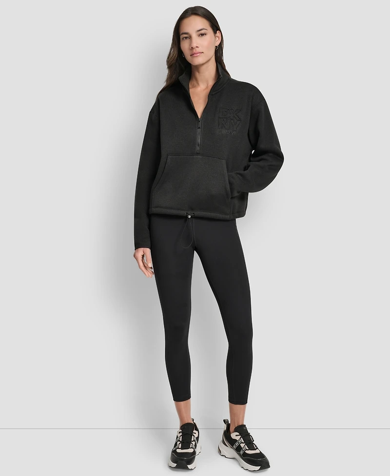Dkny Women's Half-Zip Long-Sleeve Sweater
