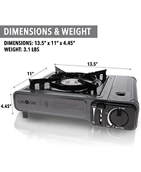 Aofar Portable Butane Camping Stove with Case: Automatic Ignition,Precise Heat Control